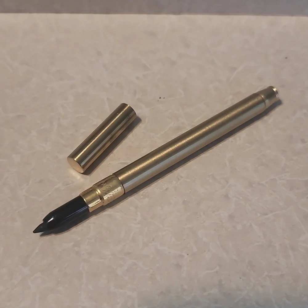 Holiday Magic Vintage 1960's Gold Black Eyeliner WITH Assorted Eyebrow Crayons